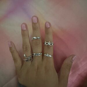Set of 49 assorted rings